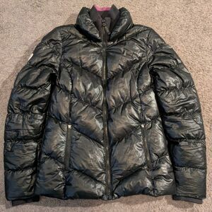 Puma Duck Down Black Puffer Jacket Women's XS